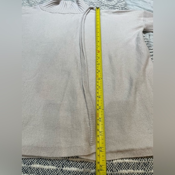 CHALET ET CECI | Mockneck sweater with a front cross-over slit - Picture 10 of 12